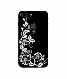 Amazon Brand - Solimo Designer Flower 3D Printed Hard Back Case Mobile Cover for Apple iPhone 7 Plus (Logo Cut)