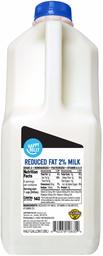 Amazon Brand - Happy Belly 2% Reduced Fat Milk, Half Gallon, 64 Fl. Oz