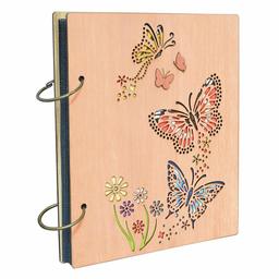 UMI. Essentials 10x15 Butterfly Photo Album for 120 Pictures