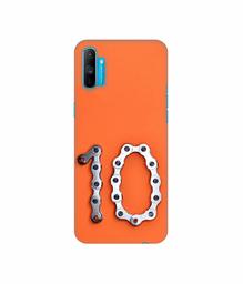 Amazon Brand - Solimo Designer Number Ten 3D Printed Hard Back Case Mobile Cover for Realme C3