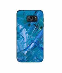 Amazon Brand - Solimo Designer Blue Paint 3D Printed Hard Back Case Mobile Cover for Samsung Galaxy S7 Edge