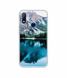 Amazon Brand - Solimo Designer Lake Mountain UV Printed Soft Back Case Mobile Cover for Gionee F9 Plus