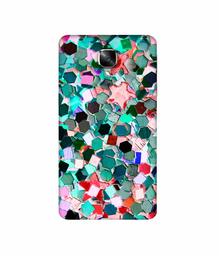 Amazon Brand - Solimo Designer Multicolor Stone 3D Printed Hard Back Case Mobile Cover for OnePlus 3 / OnePlus 3T