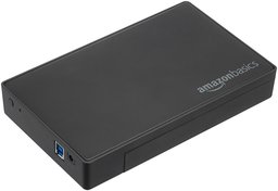 AmazonBasics - Carcasa para Disco Duro (USB 3.0, SATA)