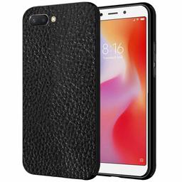 Amazon Brand - Solimo Designer Leather Texture Printed Hard Back Case Mobile Cover for Xiaomi Redmi 6A (D225)