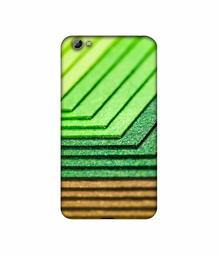 Amazon Brand - Solimo Designer Green Shad Texture 3D Printed Hard Back Case Mobile Cover for Vivo Y66