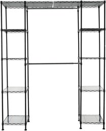 AmazonBasics Expandable Closet Organizer - Black