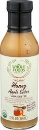 WHOLE FOODS MARKET Honey Apple Cider Vinaigrette, 12 FZ