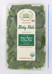 Whole Foods Market, Organic Baby Kale, 16 oz