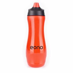 Eono Essentials, borraccia da 500 ml, senza BPA, da spremere, con valvola per utilizzo a una mano (Rosso)