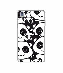 Amazon Brand - Solimo Designer Panda Texture UV Printed Soft Back Case Mobile Cover for Lyf Water 8