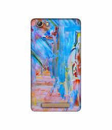 Amazon Brand - Solimo Designer Light Multicolor Canvas 3D Printed Hard Back Case Mobile Cover for Gionee Marathon M5 lite