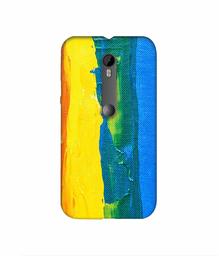 Amazon Brand - Solimo Designer Multicolor Line Color On Canvas 3D Printed Hard Back Case Mobile Cover for Motorola Moto G 3rd Generation