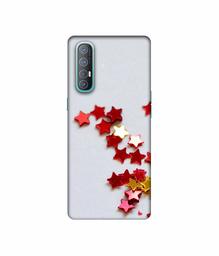 Amazon Brand - Solimo Designer Glittering Stars 3D Printed Hard Back Case Mobile Cover for Oppo Reno 3 Pro