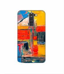 Amazon Brand - Solimo Designer Multicolor Squre Blocks 3D Printed Hard Back Case Mobile Cover for LG K7