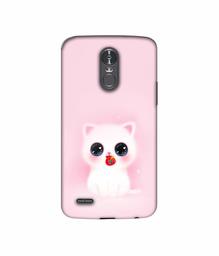 Amazon Brand - Solimo Designer Kitty 3D Printed Hard Back Case Mobile Cover for LG Stylus 3