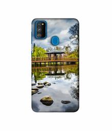 Amazon Brand - Solimo Designer Pebbles 3D Printed Hard Back Case Mobile Cover for Samsung Galaxy M21 / M30s