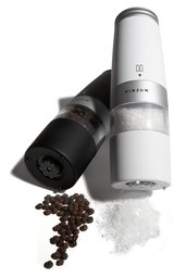 Pinzon Salt and Pepper Mill Set, Black and White