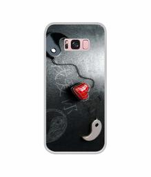 Amazon Brand - Solimo Designer Chinnese Yin and Yang UV Printed Soft Back Case Mobile Cover for Samsung Galaxy S8 Plus