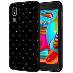 Amazon Brand - Solimo Designer Hearts Printed Hard Back Case Mobile Cover for Samsung Galaxy A2 Core (D1251)