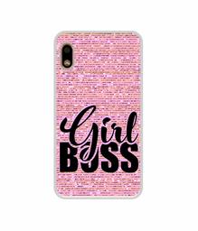 Amazon Brand - Solimo Designer Girl Boss On Pink Sparkle UV Printed Soft Back Case Mobile Cover for Coolpad Note 6