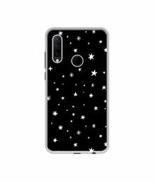 Amazon Brand - Solimo Designer Sperking Stars UV Printed Soft Back Case Mobile Cover for Lenovo K10 Note