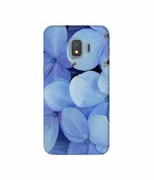 Amazon Brand - Solimo Designer Light Blue Flower Photography 3D Printed Hard Back Case Mobile Cover for Samsung Galaxy J2 Core