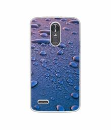 Amazon Brand - Solimo Designer Water Drops UV Printed Soft Back Case Mobile Cover for LG Stylus 3