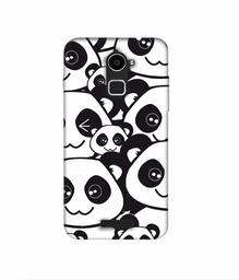 Amazon Brand - Solimo Designer Panda Texture 3D Printed Hard Back Case Mobile Cover for Coolpad Note 3 Lite