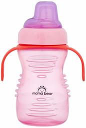 Amazon Brand - Mama Bear Soft Spout Sipper, Pink, 280 ml