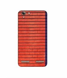 Amazon Brand - Solimo Designer Red and Purple Brick 3D Printed Hard Back Case Mobile Cover for Lenovo Vibe K5 Plus