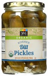 365 Everyday Value, Organic Dill Pickles, 24 fl oz