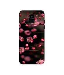 Amazon Brand - Solimo Designer Pink Flowers 3D Printed Hard Back Case Mobile Cover for Samsung Galaxy J6