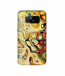 Amazon Brand - Solimo Designer Multicolor Smash Paint 3D Printed Hard Back Case Mobile Cover for Samsung Galaxy S8 Plus