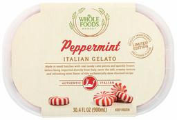 Whole Foods Market, Peppermint Italian Gelato, 30.4 Ounce