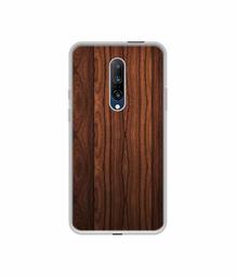 Amazon Brand - Solimo Designer Wooden Texture UV Printed Soft Back Case Mobile Cover for OnePlus 7 Pro