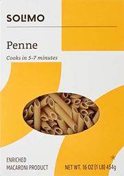 Amazon Brand - Solimo Pasta, Penne, 16 Ounces