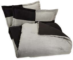 AmazonBasics Two-Tone Microsuede Comforter Se