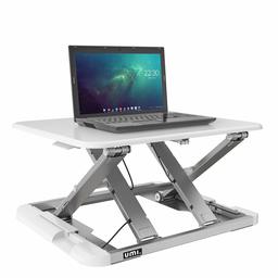 UMI. Essentials Portable Height Adjustable Sit-Stand Desktop Workstation Converter (White)