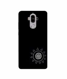 Amazon Brand - Solimo Designer Circle Pattern 3D Printed Hard Back Case Mobile Cover for Huawei Mate 9