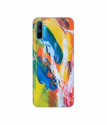 Amazon Brand - Solimo Designer Multicolor Paint On Wall 3D Printed Hard Back Case Mobile Cover for Realme C3