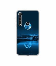 Amazon Brand - Solimo Designer Moon Pattern Print UV Printed Soft Back Case Mobile Cover for Motorola One Macro