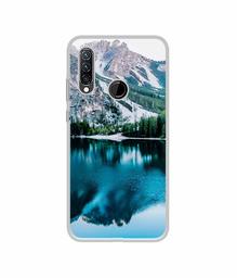 Amazon Brand - Solimo Designer Lake Mountain UV Printed Soft Back Case Mobile Cover for Lenovo K10 Plus