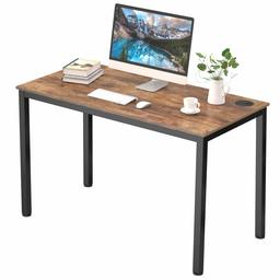 UMI Bureau d'ordinateur Bureau Informatique Petit Bois Moderne Simple Table Travail D'étude Bureau pour La Maison et Le 120cm