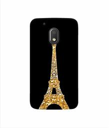 Amazon Brand - Solimo Designer Golden Pairs 3D Printed Hard Back Case Mobile Cover for Motorola Moto G4 Play