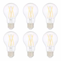 AmazonBasics – Bombilla LED equivalente no regulable, 10.000 horas de vida útil, A19