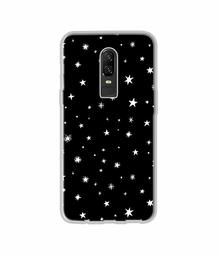 Amazon Brand - Solimo Designer Sperking Stars UV Printed Soft Back Case Mobile Cover for OnePlus 6