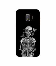 Amazon Brand - Solimo Designer Skeletan 3D Printed Hard Back Case Mobile Cover for Samsung Galaxy J2 Core