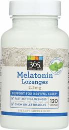 365 EVERYDAY VALUE Melatonin Lozenges, 2.5 mg, 120 CT