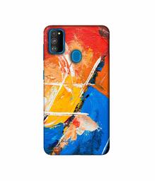 Amazon Brand - Solimo Designer Color Impression On Canvas 3D Printed Hard Back Case Mobile Cover for Samsung Galaxy M21 / M30s